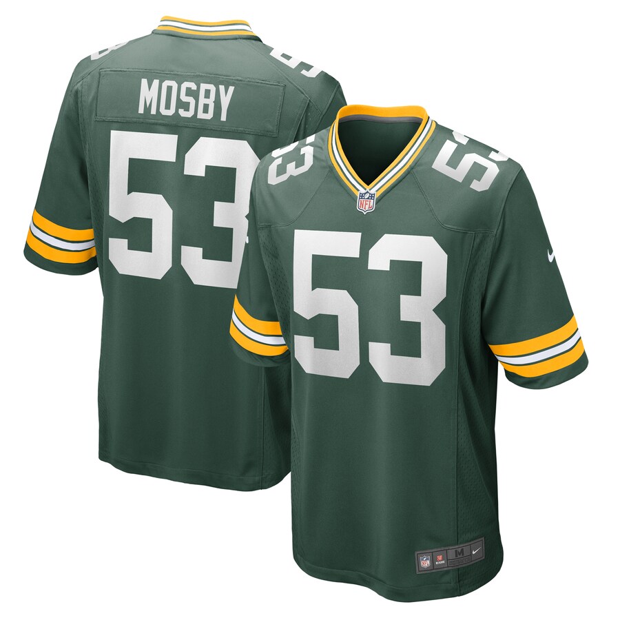 Men's Green Bay Packers Arron Mosby Nike  Green Team Game Jersey - Puhuasuan