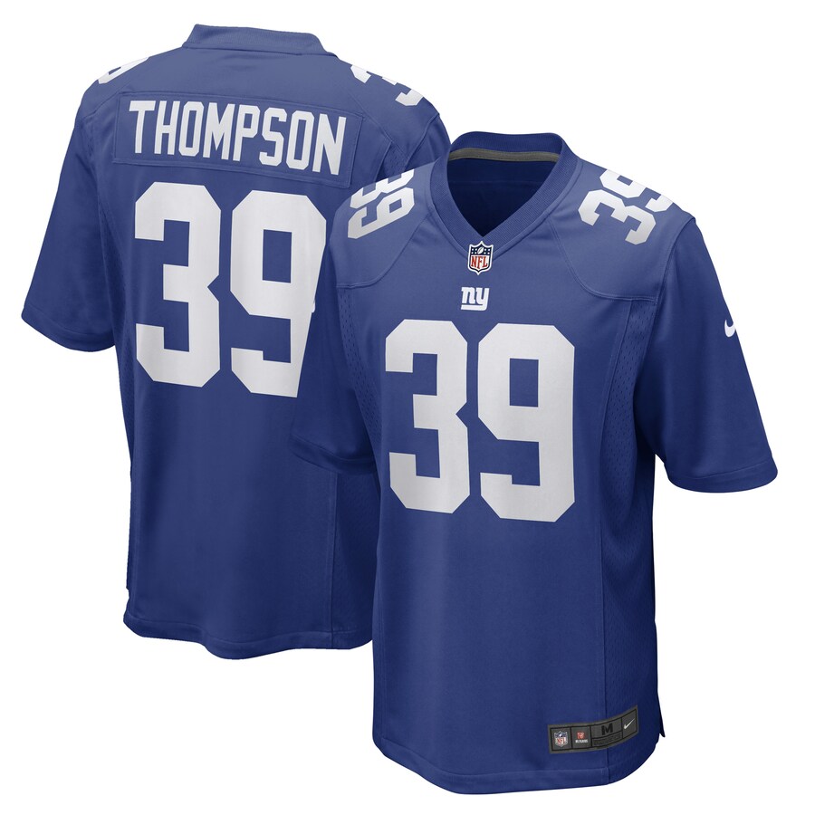 Men's New York Giants Trenton Thompson Nike Royal Game Player Jersey - Puhuasuan