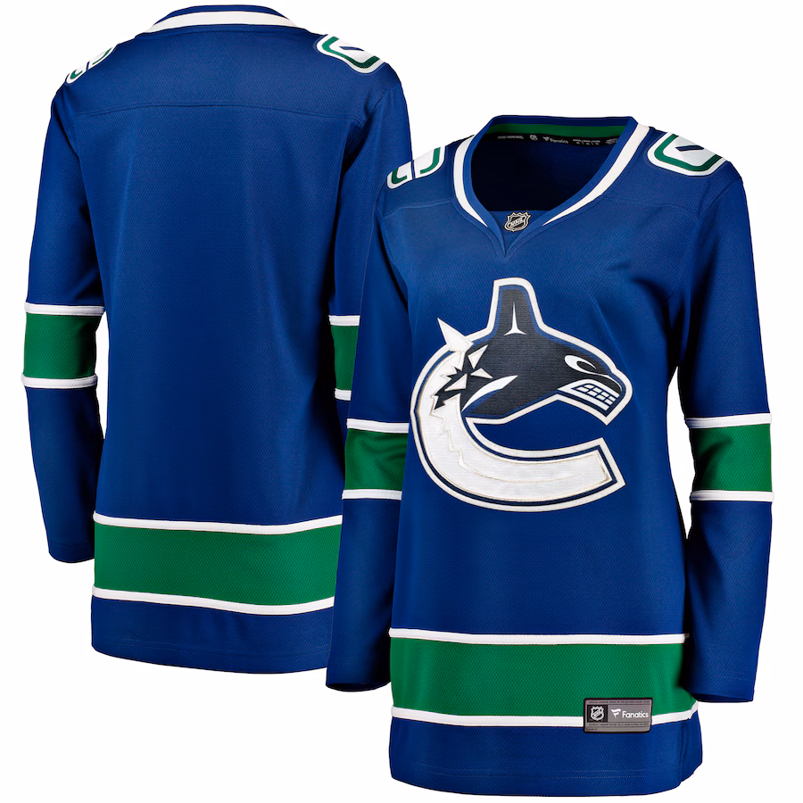 Women's Vancouver Canucks Fanatics Blue Premier Breakaway Jersey - Puhuasuan