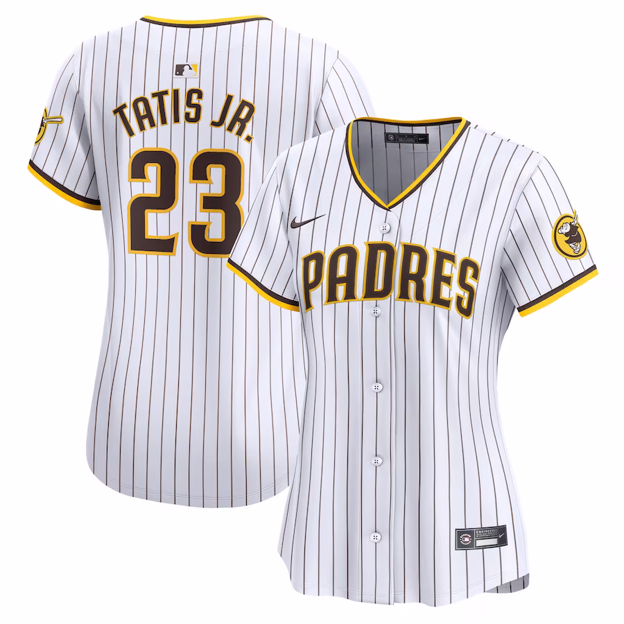 Women's San Diego Padres Fernando Tatis Jr. Nike White Home Limited Player Jersey - Puhuasuan