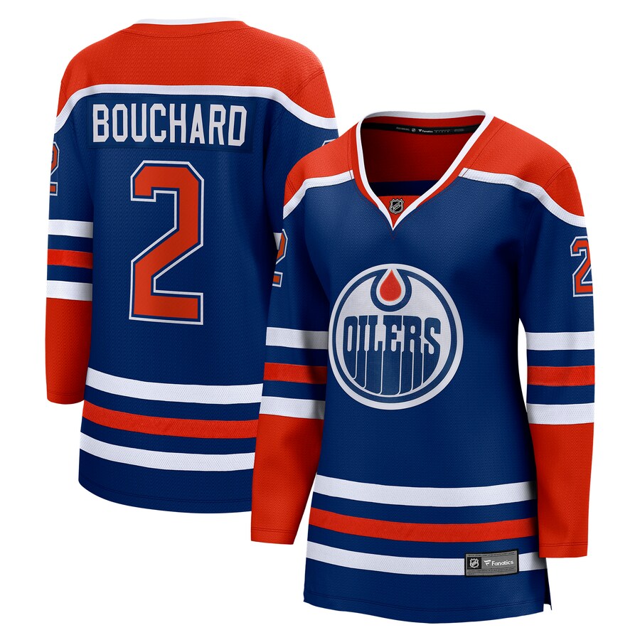 Women's Edmonton Oilers Evan Bouchard Fanatics Branded Royal Home Breakaway Player Jersey - Puhuasuan