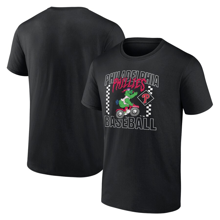 Men's Philadelphia Phillies Black MX T-Shirt - Puhuasuan
