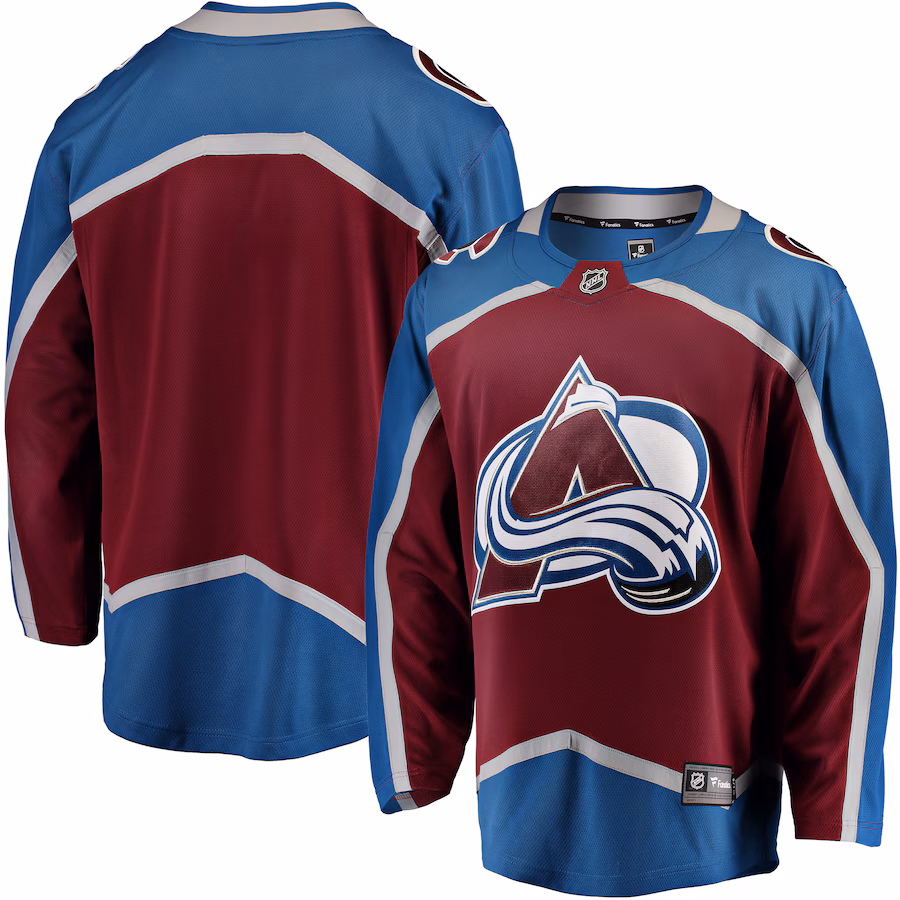 Men's Colorado Avalanche Fanatics Maroon Breakaway Home Jersey - Puhuasuan