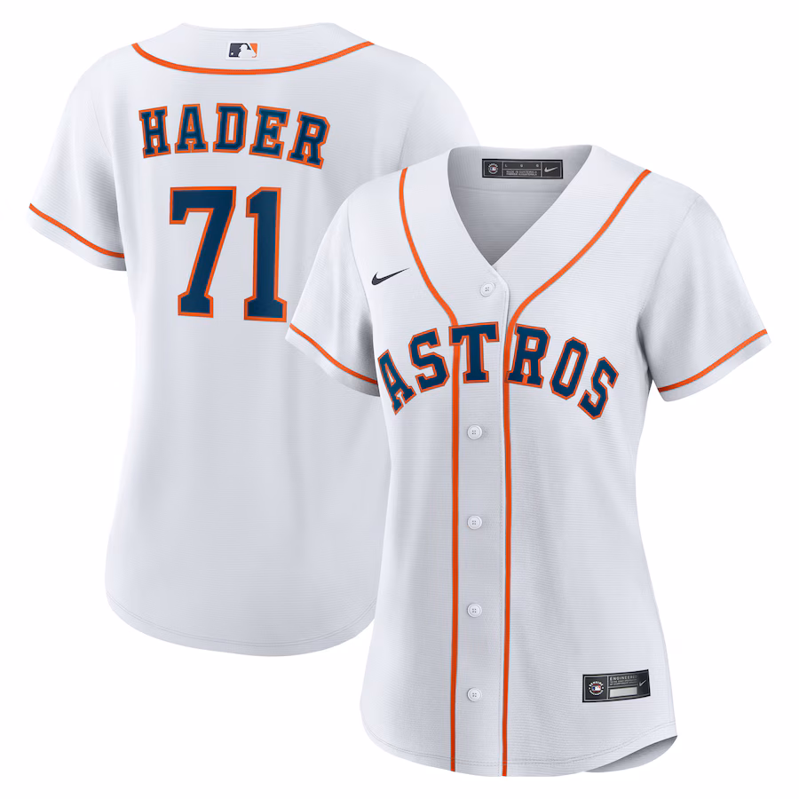 Women's Houston Astros Josh Hader Nike White Home Replica Jersey - Puhuasuan
