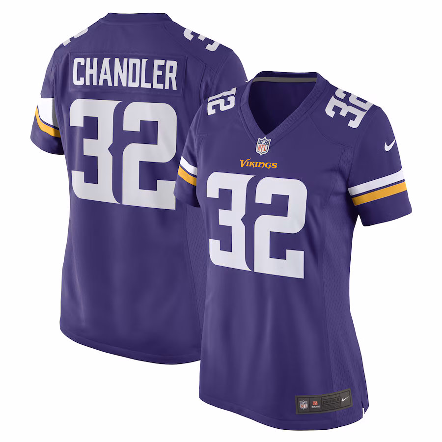 Women's Minnesota Vikings Ty Chandler Nike Purple Game Player Jersey - Puhuasuan