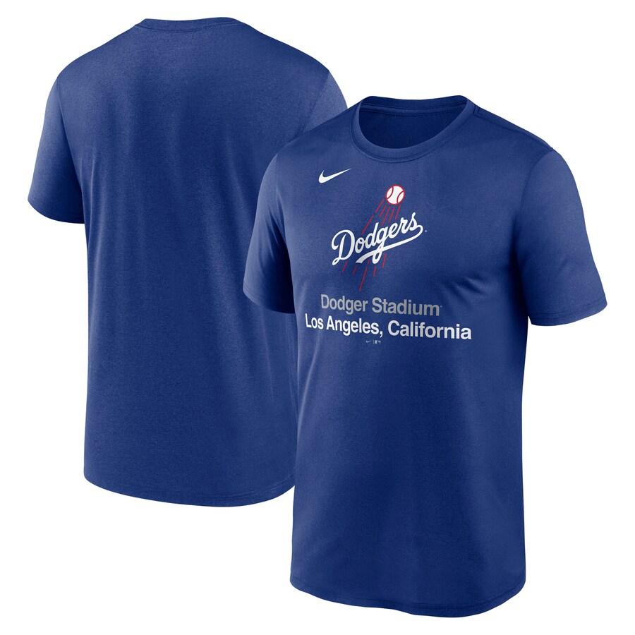 Men's Los Angeles Dodgers Nike Royal Stadium Legend Performance T-Shirt - Puhuasuan