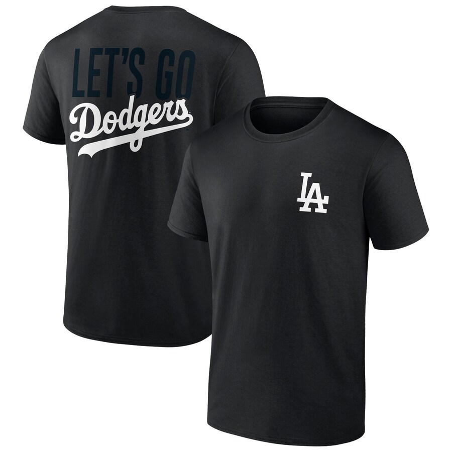 Men's Los Angeles Dodgers Black In It To Win It T-Shirt - Puhuasuan