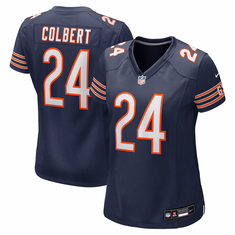Women's Chicago Bears Adrian Colbert Nike Navy Team Game Jersey - Puhuasuan