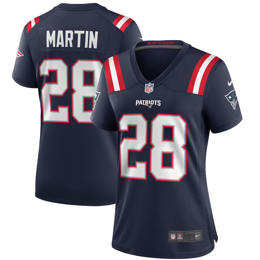 Women's New England Patriots Curtis Martin Nike Navy Game Retired Player Jersey - Puhuasuan