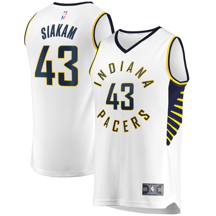 Men's Indiana Pacers Pascal Siakam Fanatics White Fast Break Player Jersey - Association Edition - Puhuasuan