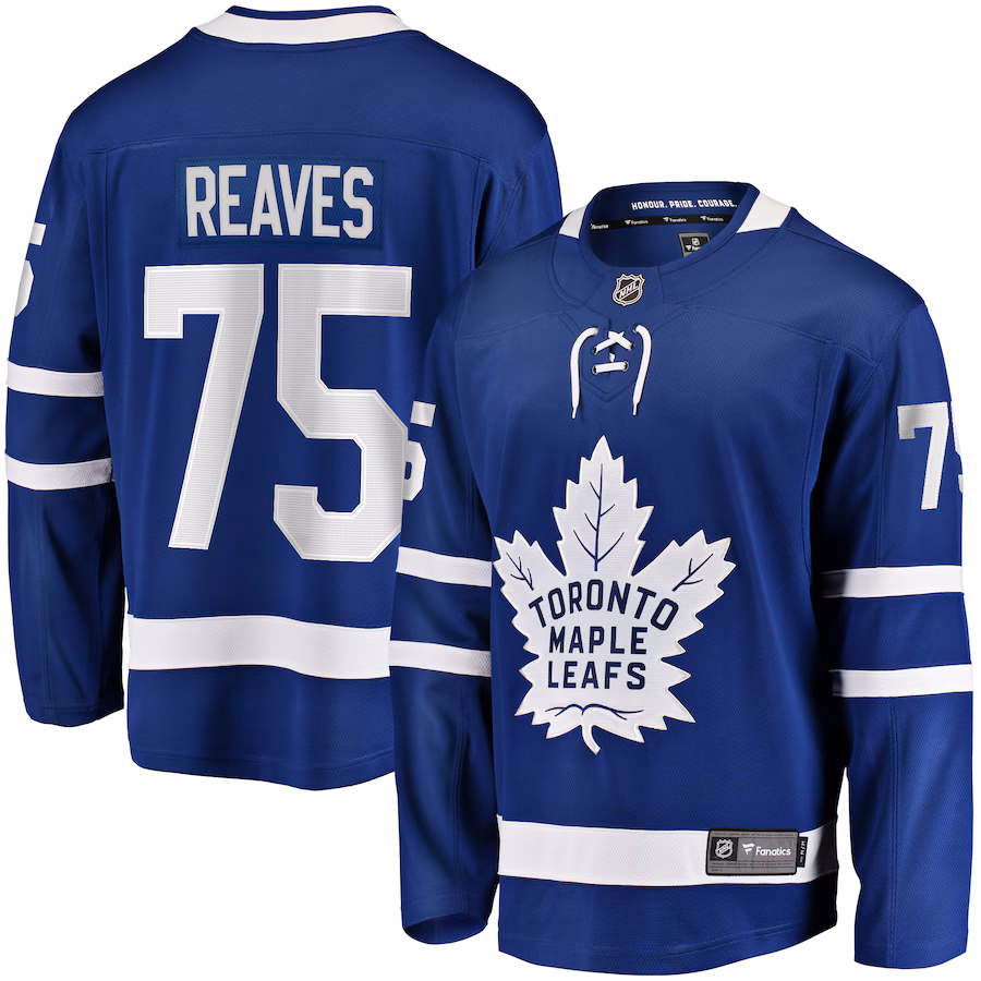 Men's Toronto Maple Leafs Ryan Reaves Fanatics Blue Home Breakaway Jersey - Puhuasuan