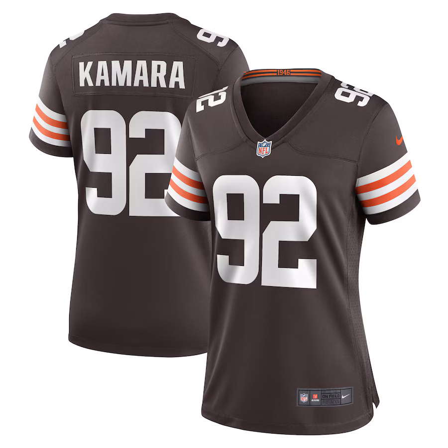Women's Cleveland Browns Sam Kamara Nike  Brown Team Game Jersey - Puhuasuan