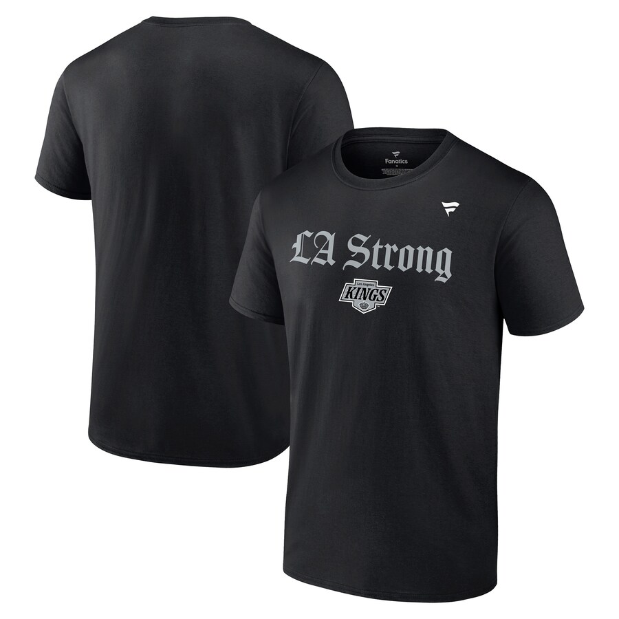 Unisex Los Angeles Kings Fanatics Black LA Strong T-Shirt - Puhuasuan