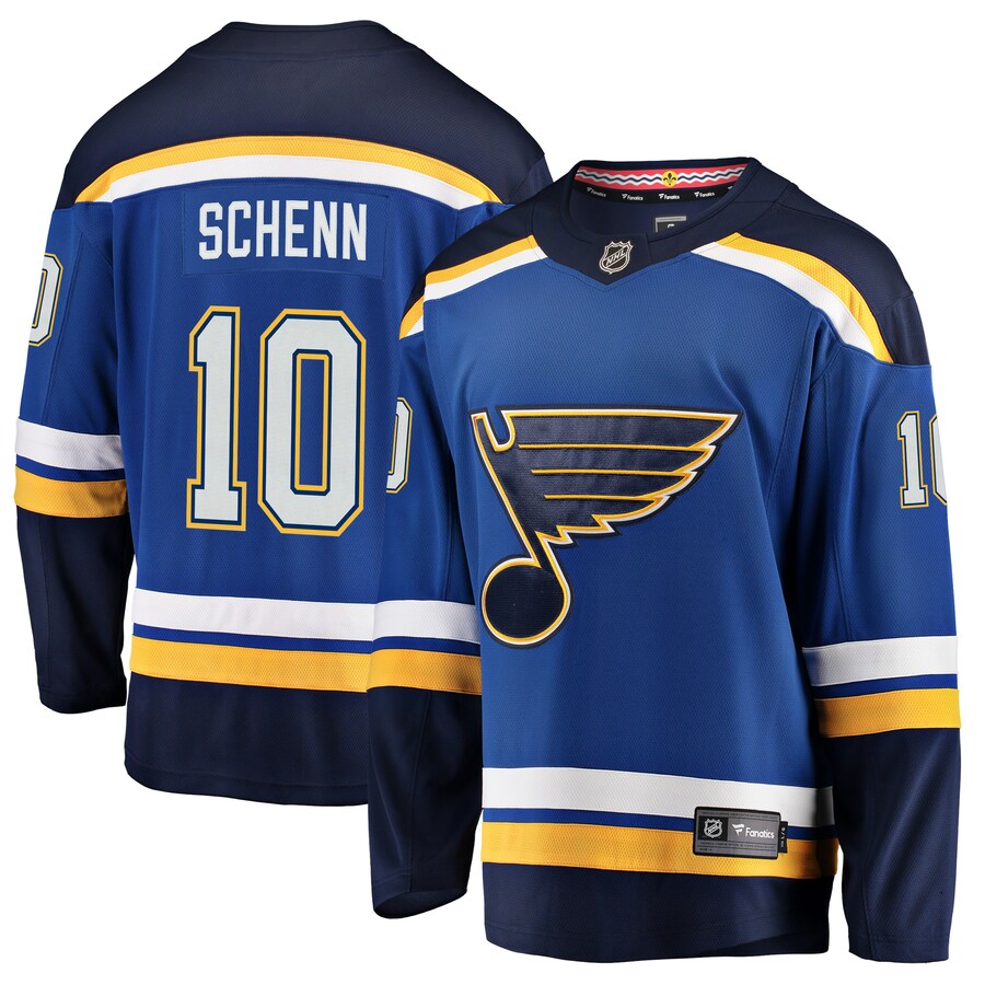 Men's St. Louis Blues Brayden Schenn Fanatics Branded Blue Breakaway Player Jersey - Puhuasuan