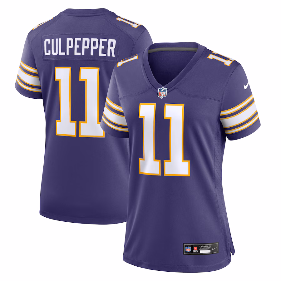 Women's Minnesota Vikings Daunte Culpepper Nike Purple Classic Retired Player Game Jersey - Puhuasuan