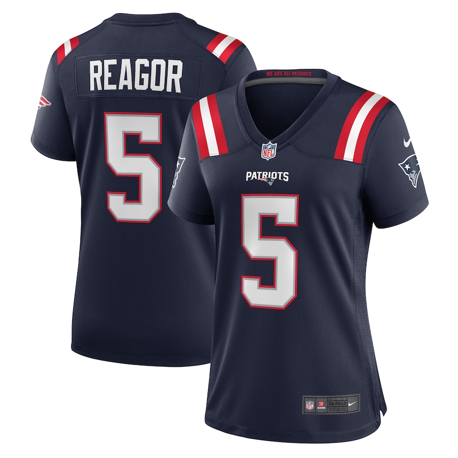Women's New England Patriots Jalen Reagor Nike  Navy Team Game Jersey - Puhuasuan