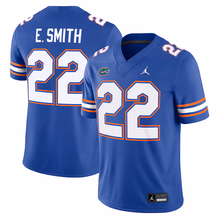 Men's Jordan Brand Emmitt Smith Royal Florida Gators Alumni Player Game Jersey - Puhuasuan