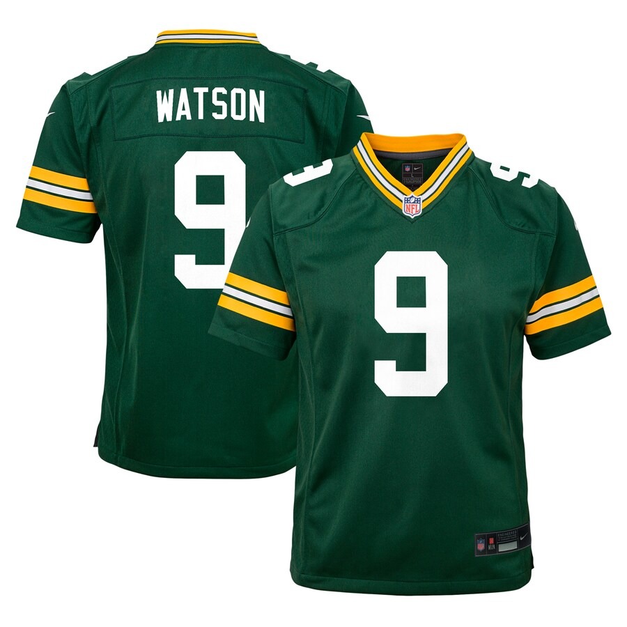Youth Green Bay Packers Christian Watson Nike Green Team Player Game Jersey - Puhuasuan