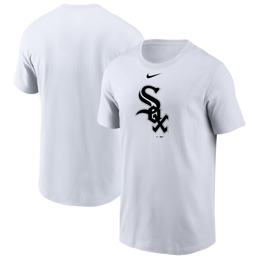 Men's Chicago White Sox Nike White Large Logo T-Shirt - Puhuasuan