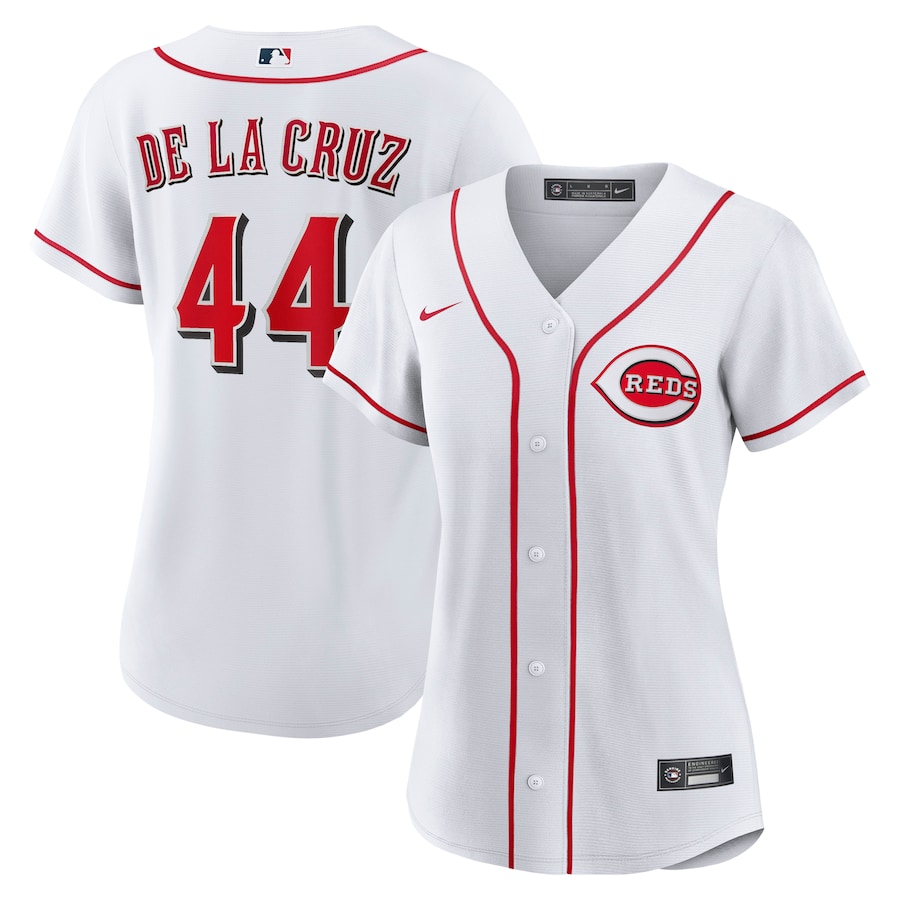 Women's Cincinnati Reds Elly De La Cruz Nike White Home Replica Jersey - Puhuasuan
