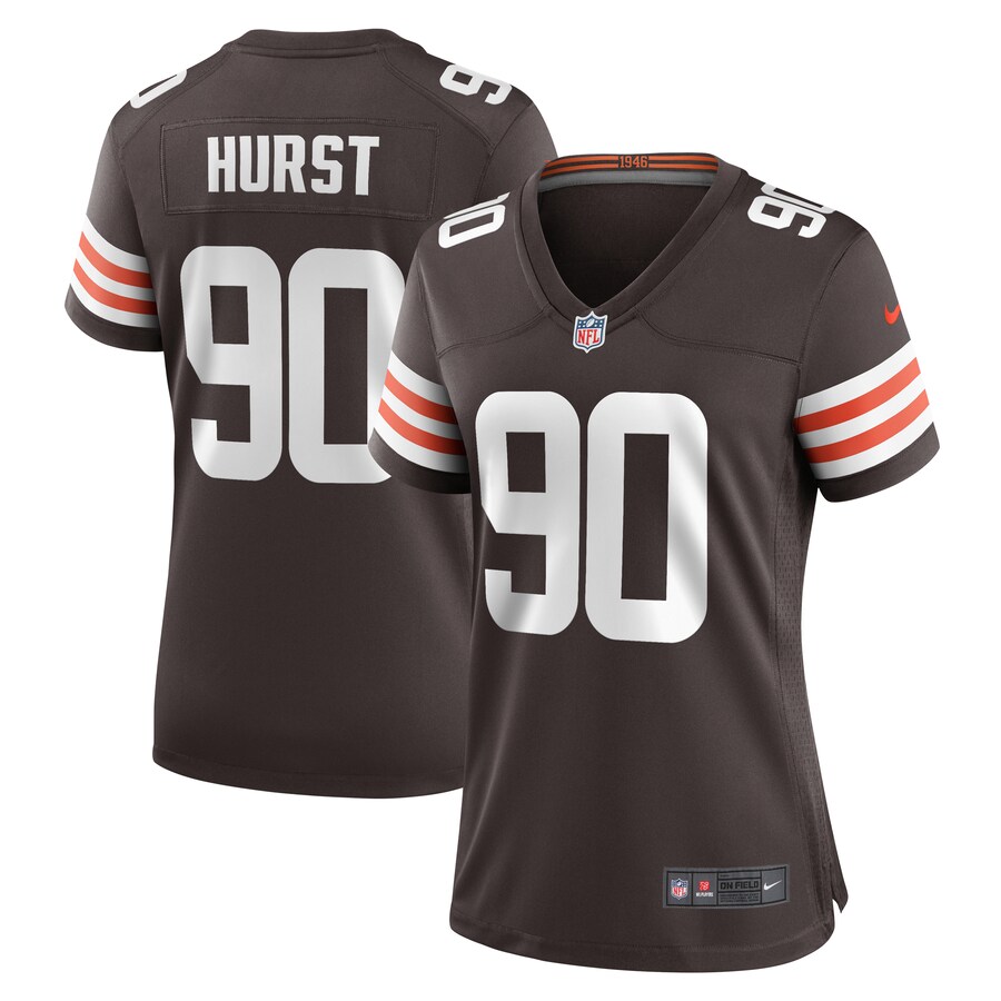 Women's Cleveland Browns Maurice Hurst Nike Brown Nike Women's All Player Jersey - Puhuasuan