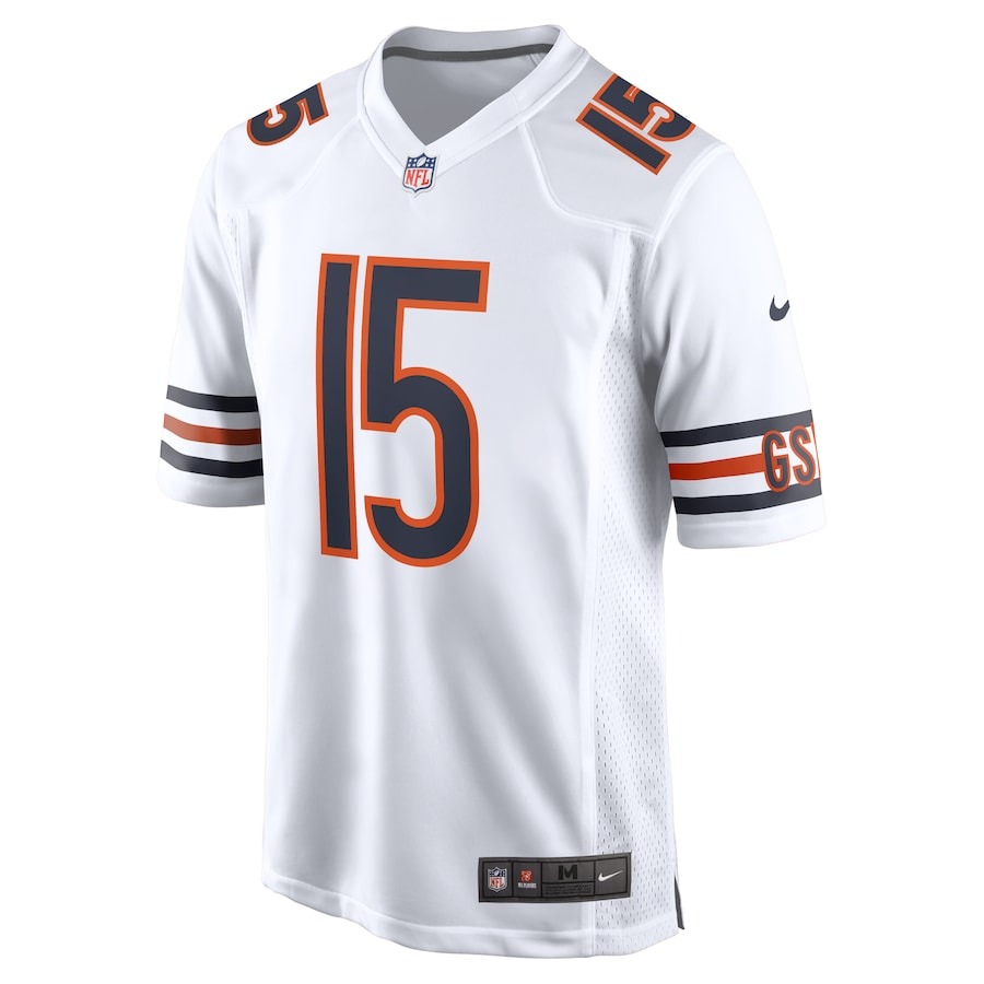 Men's Chicago Bears Rome Odunze Nike  White Game Jersey - Puhuasuan