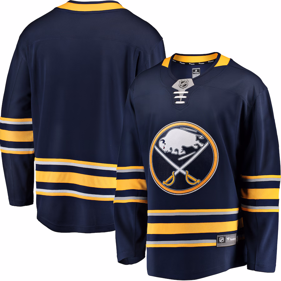 Men's Buffalo Sabres Fanatics Blue Breakaway Home Jersey - Puhuasuan