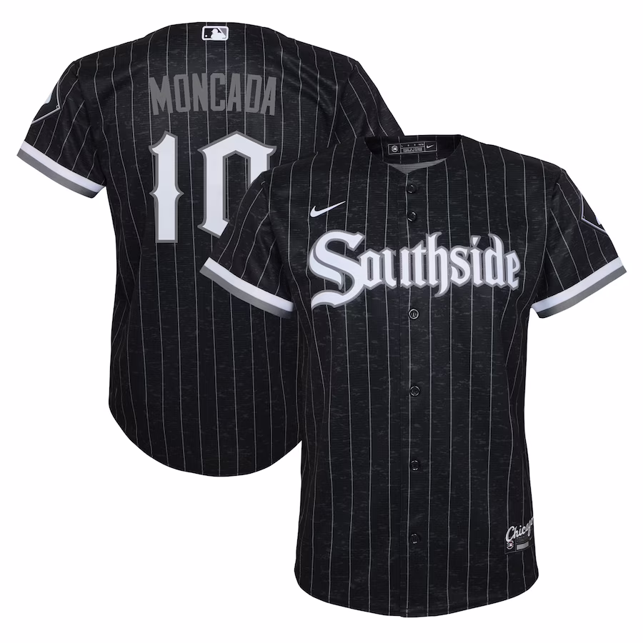 Youth Chicago White Sox Yoan Moncada Nike Black City Connect Replica Player Jersey - Puhuasuan