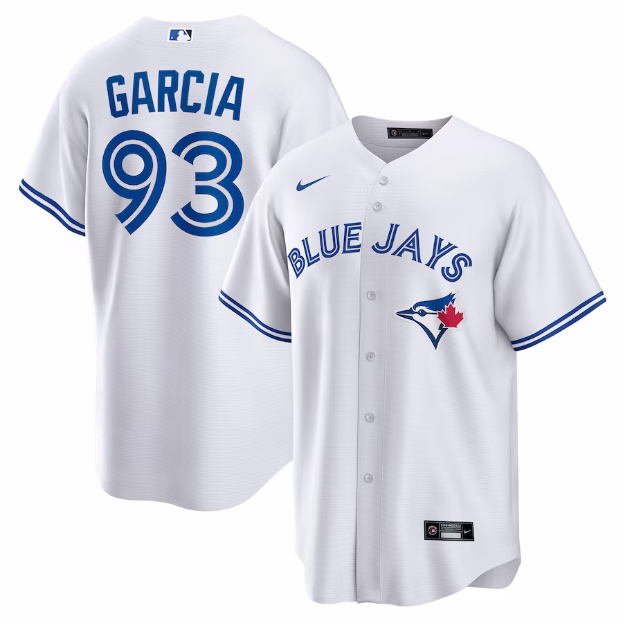 Men's Toronto Blue Jays Yimi Garcia Nike White Home  Replica Player Jersey - Puhuasuan