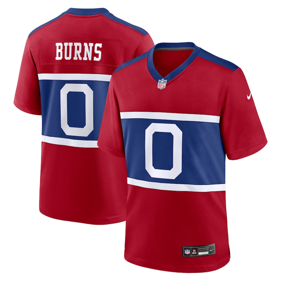 Men's New York Giants Brian Burns Nike Century Red Alternate Player Game Jersey - Puhuasuan