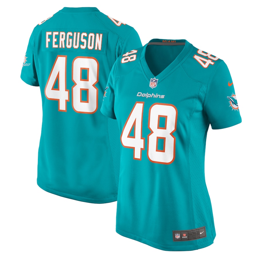 Women's Miami Dolphins Blake Ferguson Nike Aqua Game Jersey - Puhuasuan