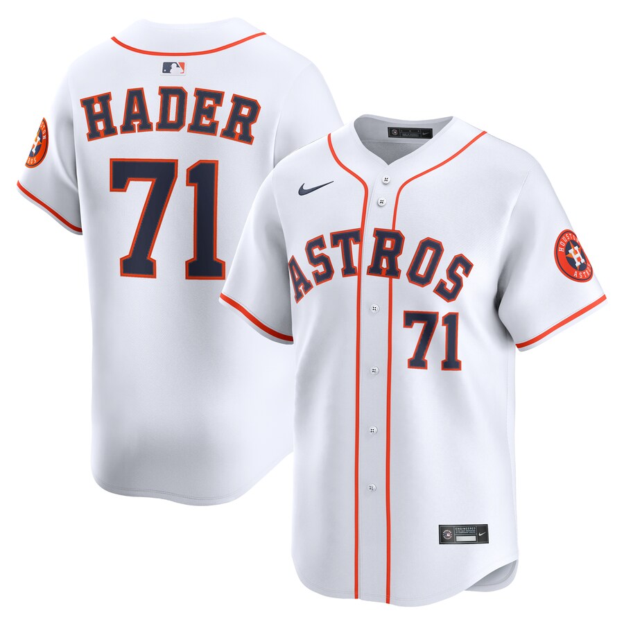 Men's Houston Astros Josh Hader Nike White Alternate Limited Player Jersey - Puhuasuan