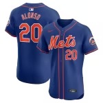 Men's New York Mets Pete Alonso Nike Royal 2nd Alternate Elite Player Jersey - Puhuasuan