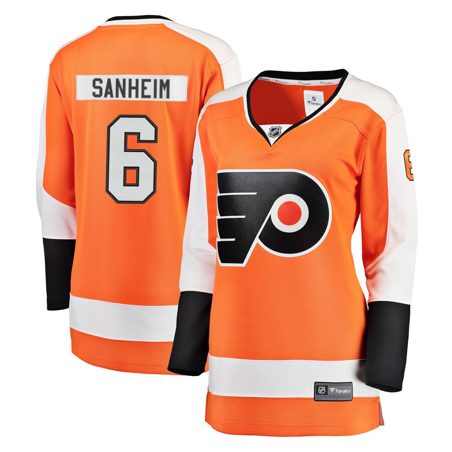 Women's Philadelphia Flyers Travis Sanheim Fanatics Branded Orange Breakaway Player Jersey - Puhuasuan