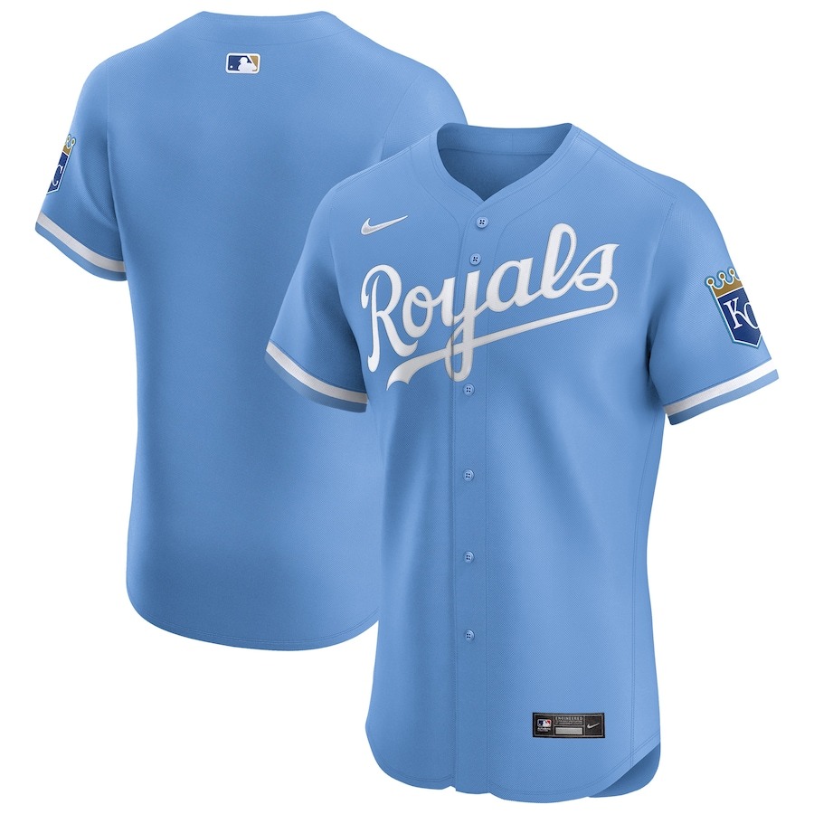 Men's Kansas City Royals  Nike Light Blue  Alternate Limited Custom Jersey - Puhuasuan