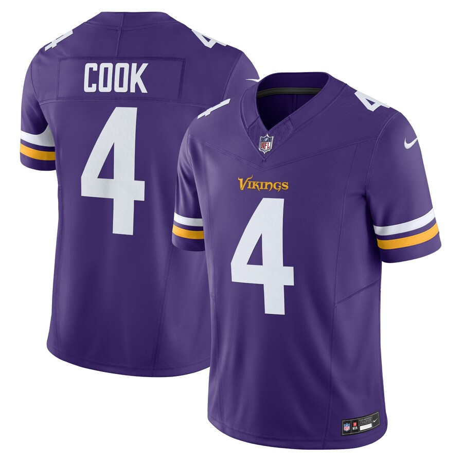 Men's Minnesota Vikings Dalvin Cook Nike Purple Vapor F.U.S.E. Limited Jersey - Puhuasuan