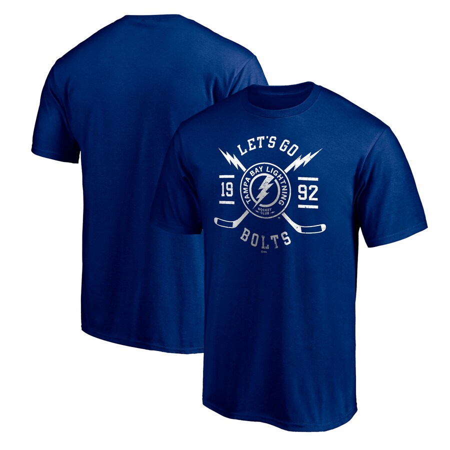 Men's Tampa Bay Lightning Royal Core Hometown T-Shirt - Puhuasuan