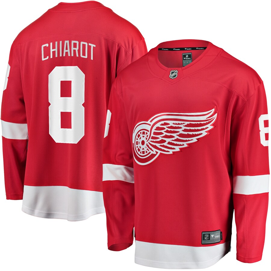 Men's Detroit Red Wings Ben Chiarot Fanatics Branded Red Home Breakaway Player Jersey - Puhuasuan