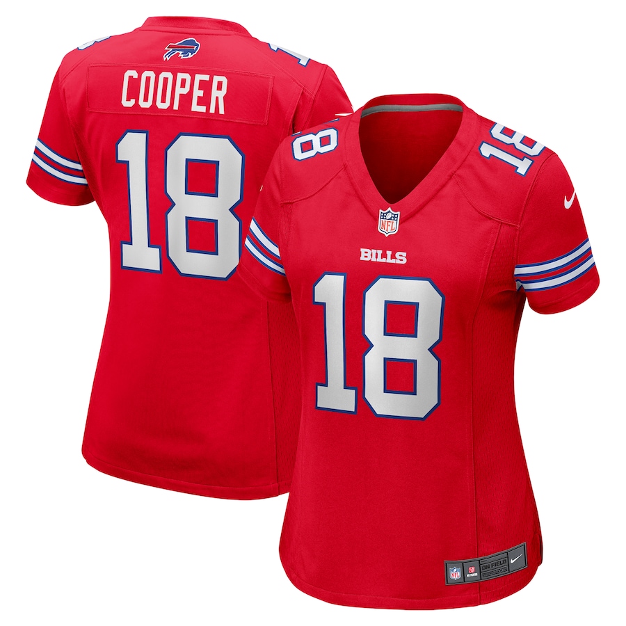 Women's Buffalo Bills Amari Cooper Nike Red 2nd Alternate Game Jersey - Puhuasuan