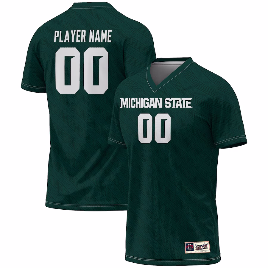 Michigan State Spartans GameDay Greats Youth Lightweight NIL Pick-A-Player Women's Soccer Jersey - Green - Puhuasuan