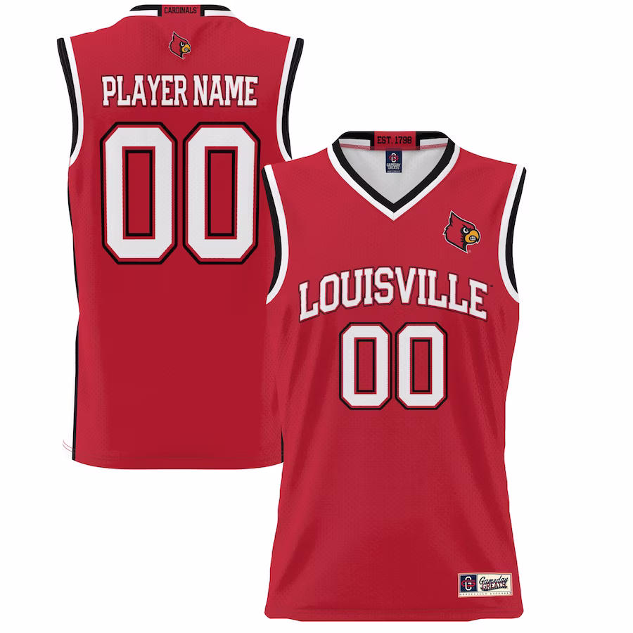 Louisville Cardinals GameDay Greats Youth NIL Pick-A-Player Women's Lightweight Basketball Jersey - Red - Puhuasuan