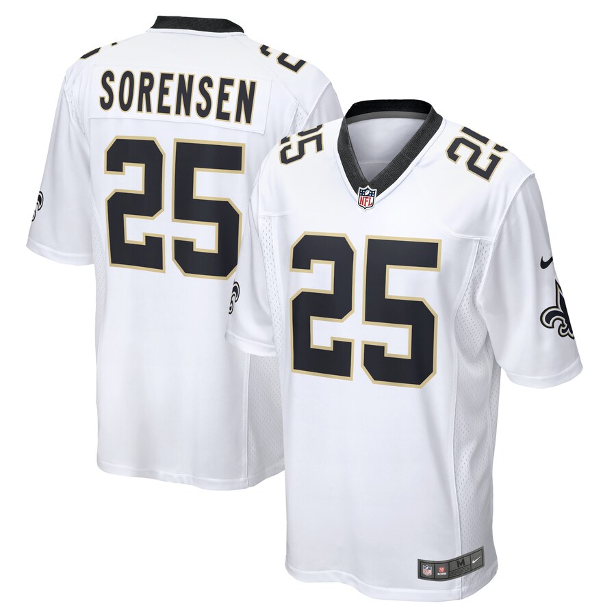 Men's New Orleans Saints Daniel Sorensen Nike White Player Game Jersey - Puhuasuan
