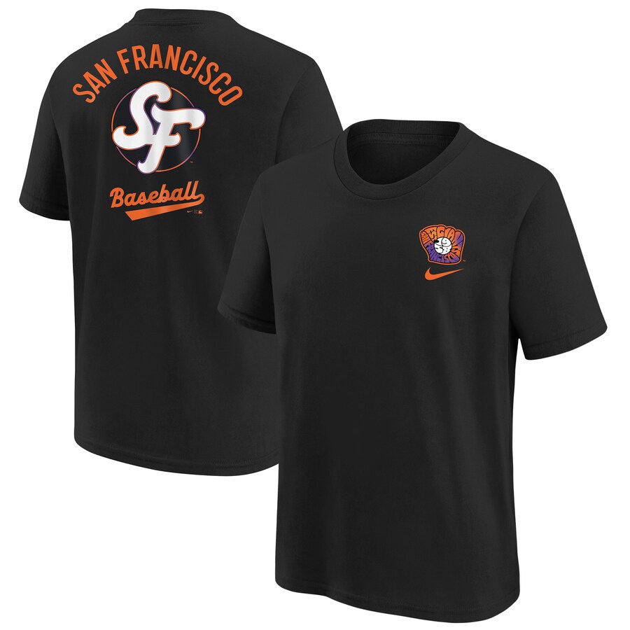 Youth San Francisco Giants Nike Black 2025 City Connect T-Shirt - Puhuasuan
