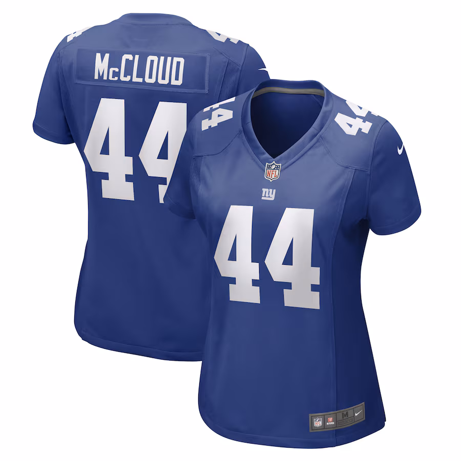 Women's New York Giants Nick McCloud Nike Royal Game Player Jersey - Puhuasuan
