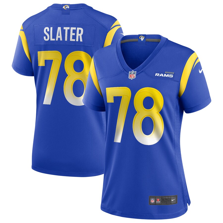 Women's Los Angeles Rams Jackie Slater Nike Royal Game Retired Player Jersey - Puhuasuan