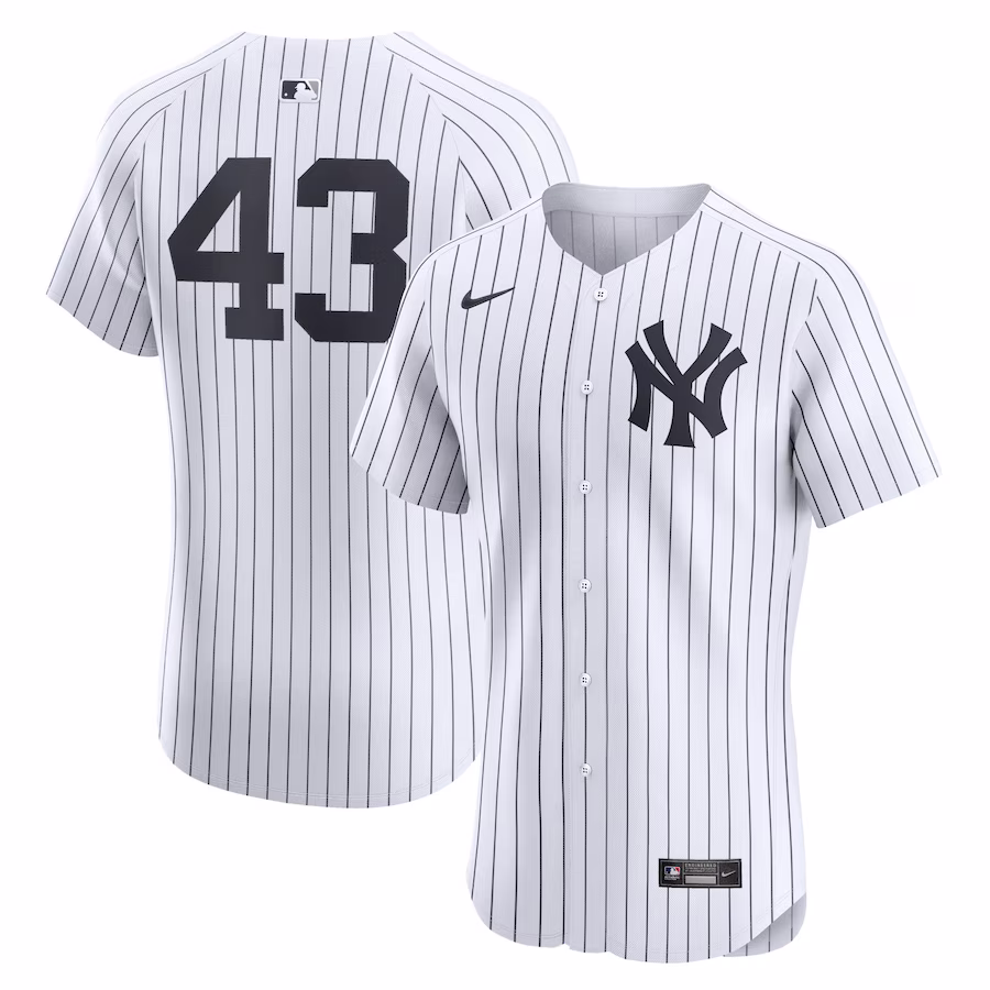 Men's New York Yankees Jonathan Loáisiga Nike White Home Elite Player Jersey - Puhuasuan