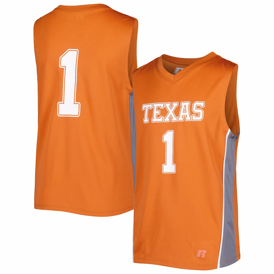 Youth Texas Orange Texas Longhorns Fashion BB Sleeveless Jersey - Puhuasuan