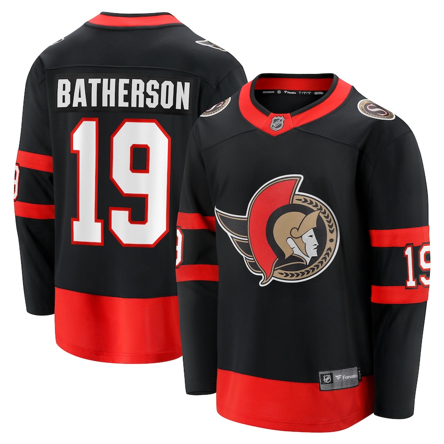 Men's Ottawa Senators Drake Batherson Fanatics Black Home Breakaway Jersey - Puhuasuan
