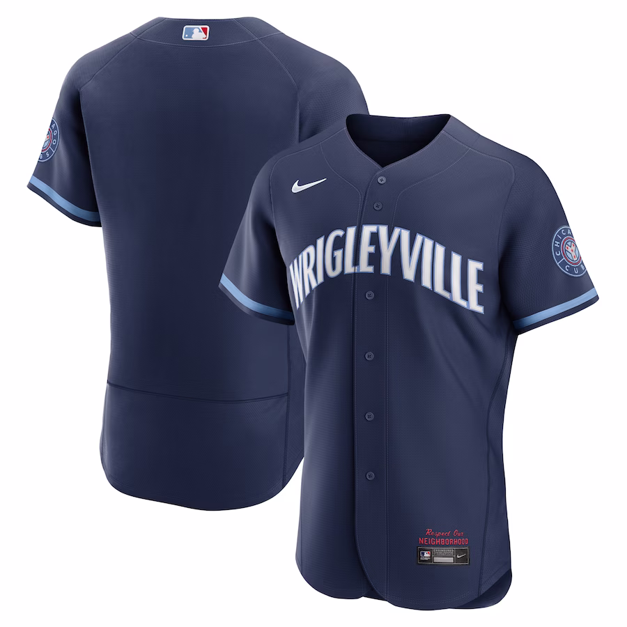 Men's Chicago Cubs Nike Navy City Connect Authentic Jersey - Puhuasuan