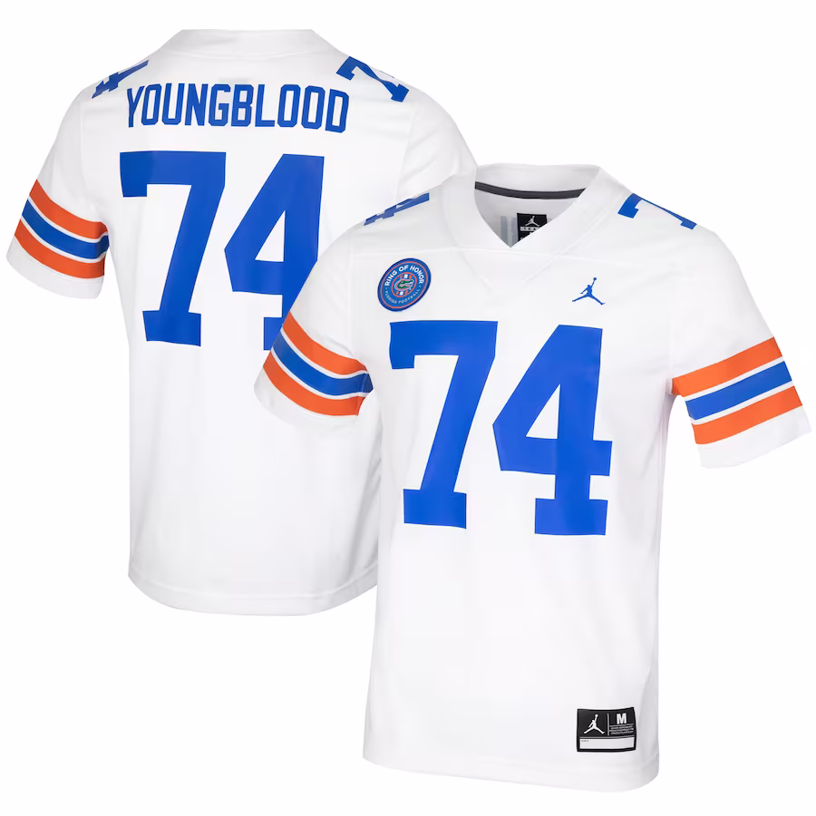 Jack Youngblood Florida Gators Jordan Brand Ring of Honor Untouchable Replica Jersey - White - Puhuasuan